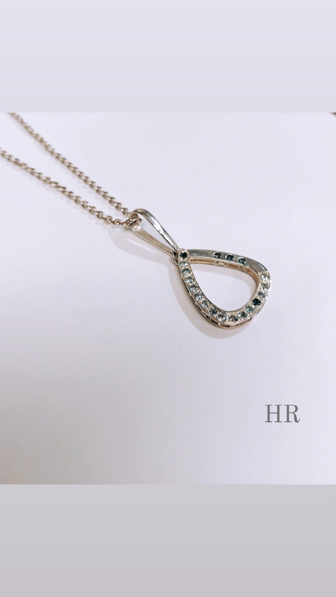 Collier en argent et topazes